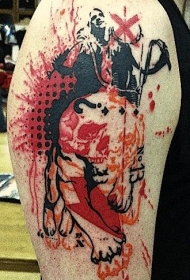 PS图象处理软件风格的个性纹身图案