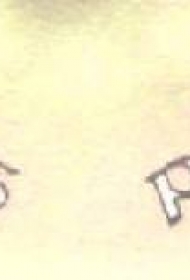 爱尔兰字符彩色纹身图案