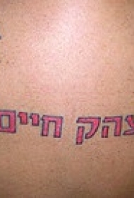 背部彩色爱国者德克萨斯纹身图案