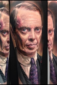 著名演员肖像纹身图案