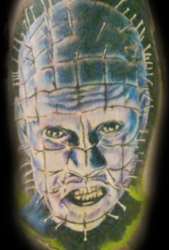 愤怒的针头恶魔纹身图案