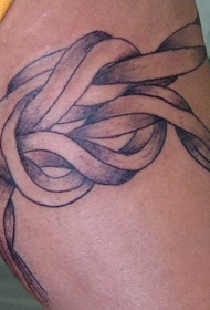 手臂双绳结袖标纹身图案