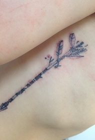 彩色印度箭头个性 纹身图案