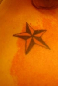 加布经典星星符号纹身图案