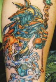 new school阿努比斯纹身图案