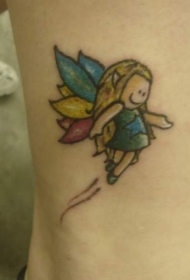 卡通超可爱精灵纹身图案