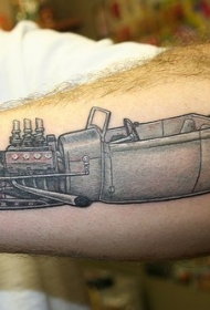old school复古车纹身图案