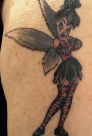 哥特式风的精灵纹身图案