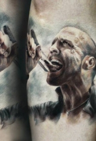 手臂现实主义风格的彩色电影杰森斯坦森纹身