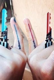 闺蜜文艺小清新精致创意小图案纹身图案