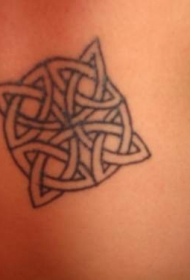凯尔特风格绳结纹身图案