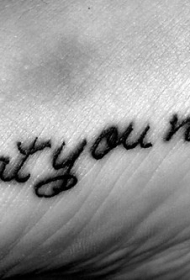 脚部英文你需要什么纹身图案