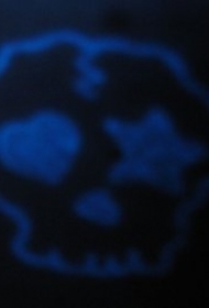 骷髅星星纹身图案