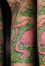 丰富多彩的卡通可爱猫纹身图案