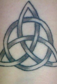 手腕凯尔特结纹身图案