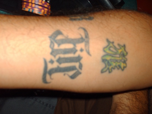 花体字个性纹身图案