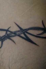 美丽的荆棘部落纹身图案