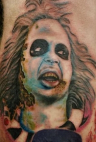 丑陋的电影人物肖像纹身图案
