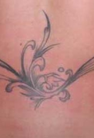 花型图腾优雅纹身图案