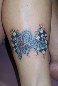 纳斯卡赛车标志纹身图案