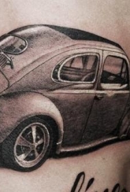 复古车纹身图案