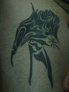 部落黑色图腾纹身图案