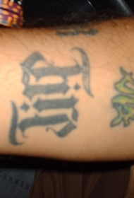 花体字个性纹身图案