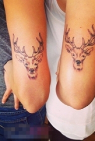 11款表达爱意的小清新创意情侣纹身图案