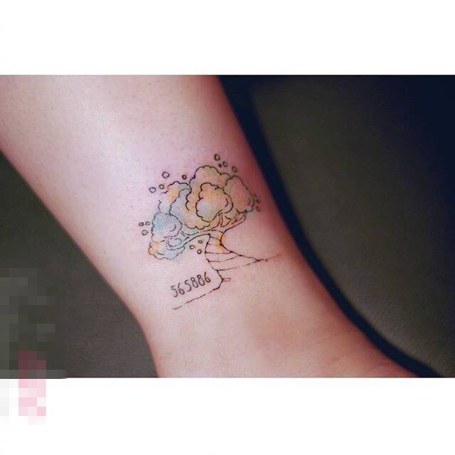 多款文艺小清新创意个性可爱小图案纹身图案