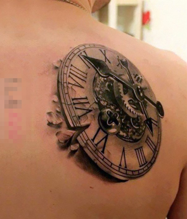 多款创意个性超写实3d搞怪逼真纹身图案