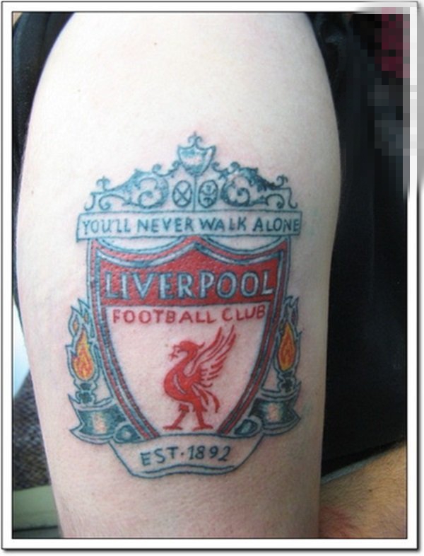 多款关于足球的黑色素描点刺技巧创意个性纹身图案