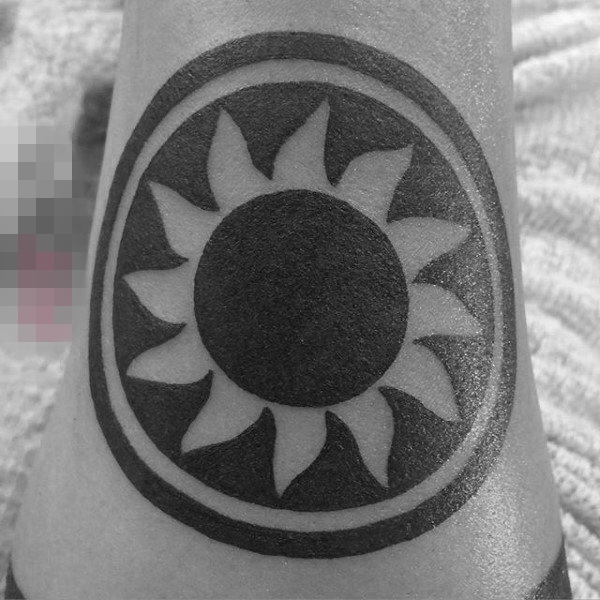 多款关于太阳的创意个性设计感十足的纹身图案