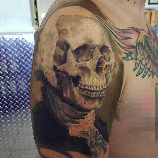 新颖又极具创意的素描技巧华盛顿肖像纹身图案