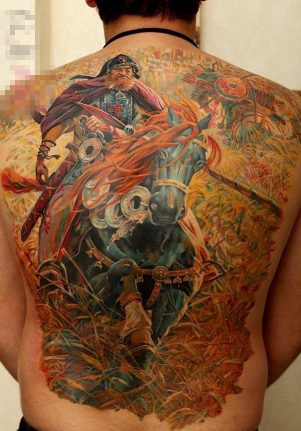 多款创意个性的设计感十足的动物马纹身图案