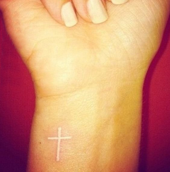 多款创意唯美的白色简单线条隐形纹身图案