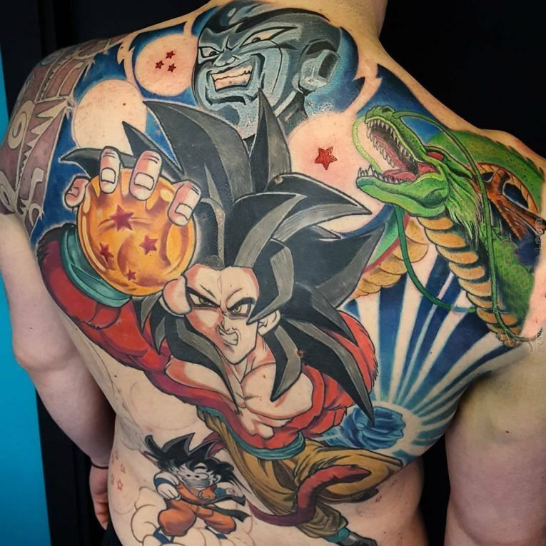 多款关于童年记忆的彩绘抽象线条动漫人物纹身图案