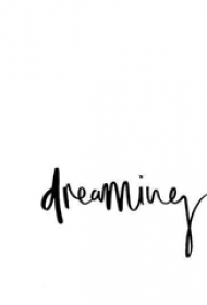 黑色线条创意个性文艺小清新唯美花体英文纹身手稿