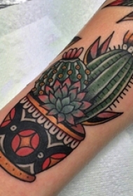 多款复古彩绘技巧植物素材花朵创意纹身图案