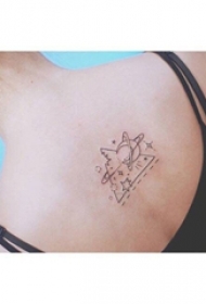 多款文艺小清新创意个性可爱小图案纹身图案