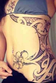 多款黑灰素描创意图腾创意个性霸气纹身图案