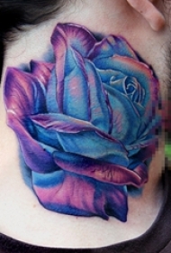 多款脖子上的创意设计感十足的纹身图案