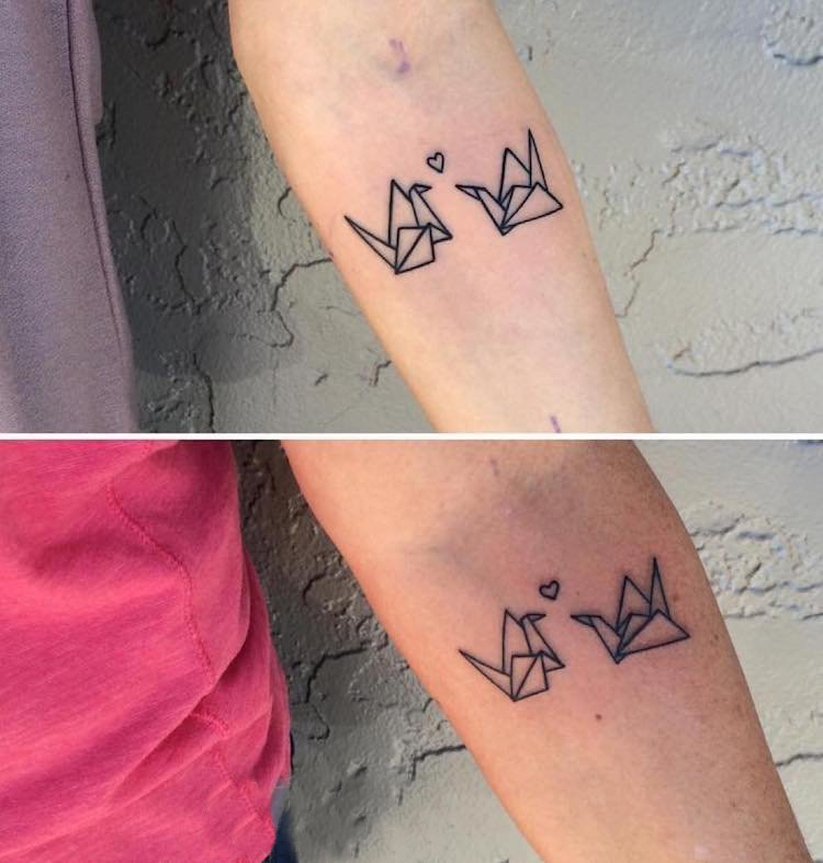 多款关于情侣的简单个性线条创意匹配纹身图案