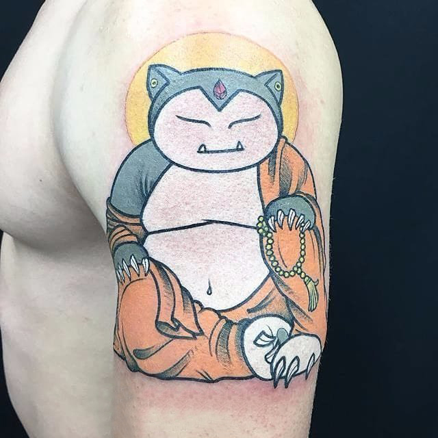 多款彩绘水彩素描创意精致经典卡通纹身图案