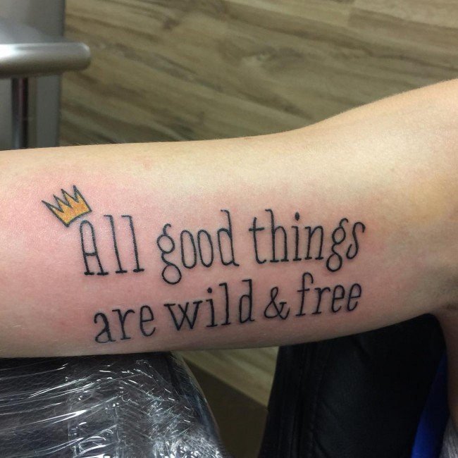 创意十足的黑色几何简单抽象线条英文纹身图案