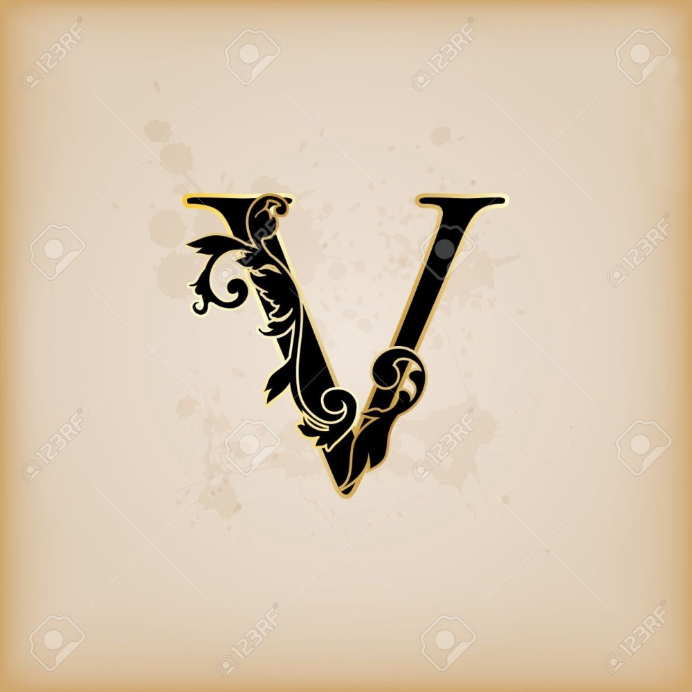 黑色素描创意唯美花纹花体英文纹身手稿