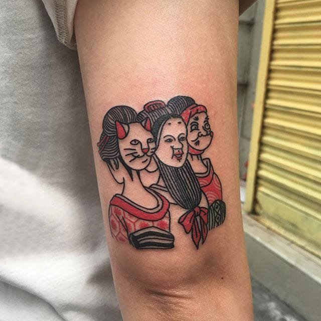 多款创意独特精致的设计感十足的抽象搞怪纹身图案