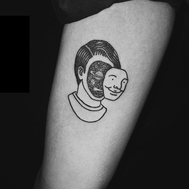 多款创意独特精致的设计感十足的抽象搞怪纹身图案