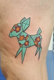 多款文艺小清新的唯美精致创意折纸元素纹身图案