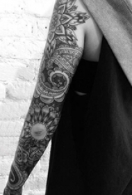 多款创意有趣的霸气精致的有趣花臂手臂纹身图案