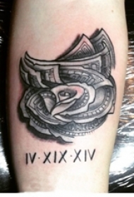 堆金积玉的创意几何元素简单线条货币纹身图案